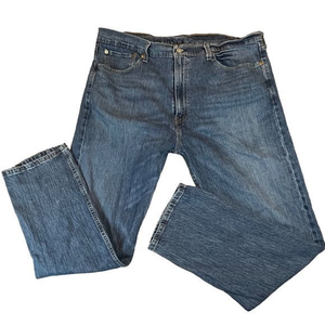 Mens Levis 505 Jeans‎ 40x32 Medium Wash Denim Red Tag